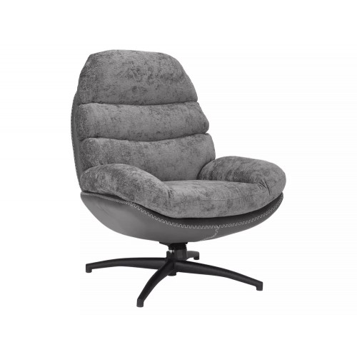 Atpūtas krēsls GISELLE pelēks Atpūtas krēsls GISELLE pelēks